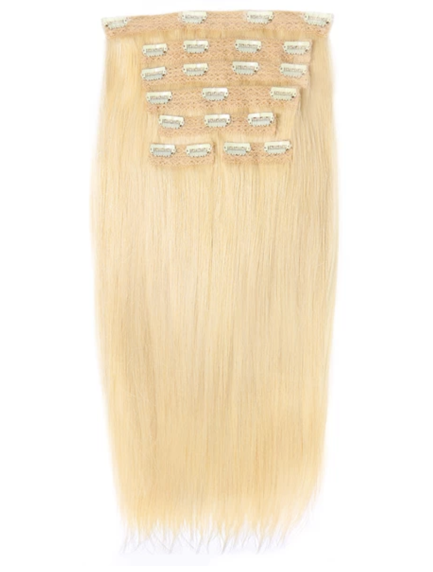 Straight Clip-In Hair Extension Set 7 Pieces